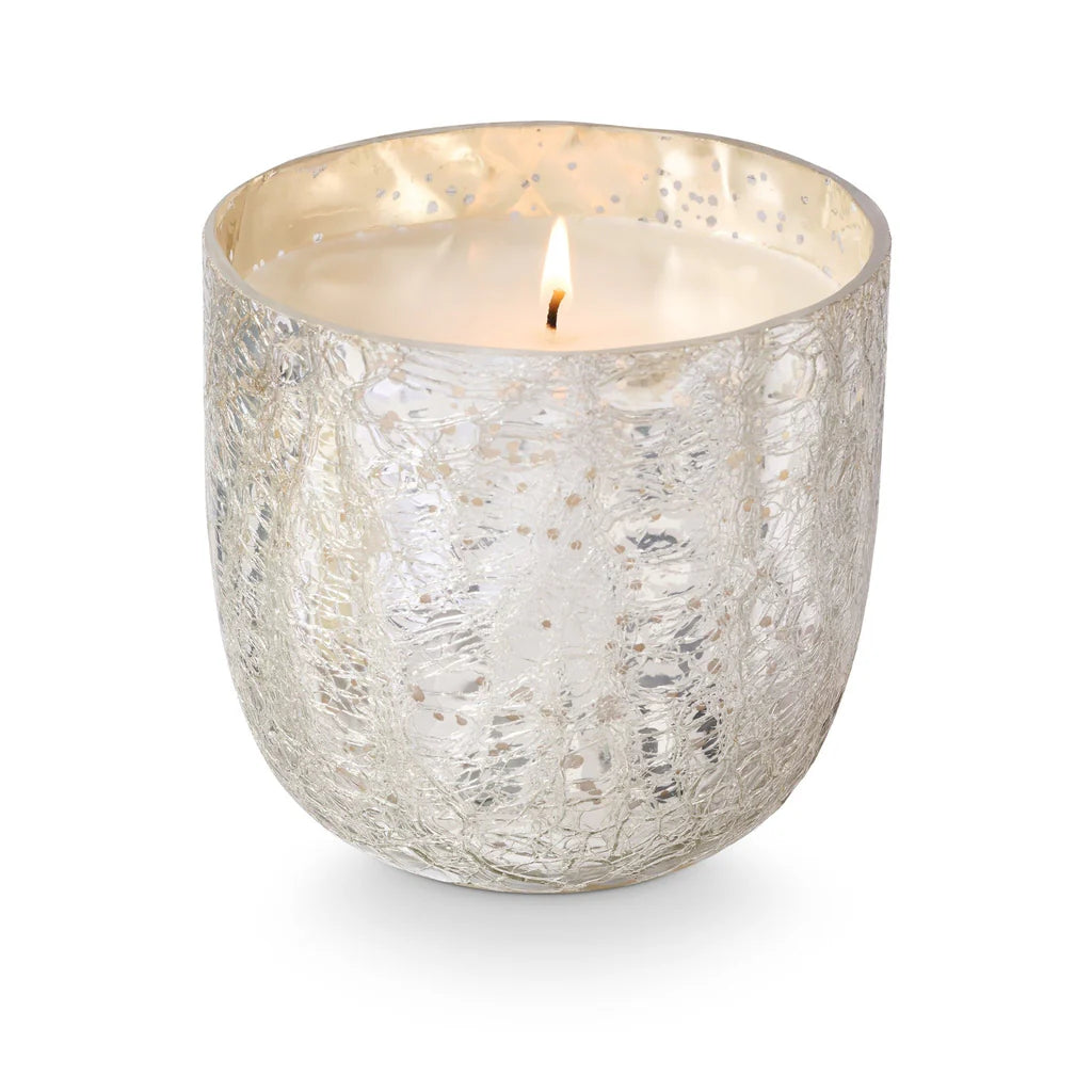 ILLUME Balsam & Cedar Large Boxed Crackle Glass Candle