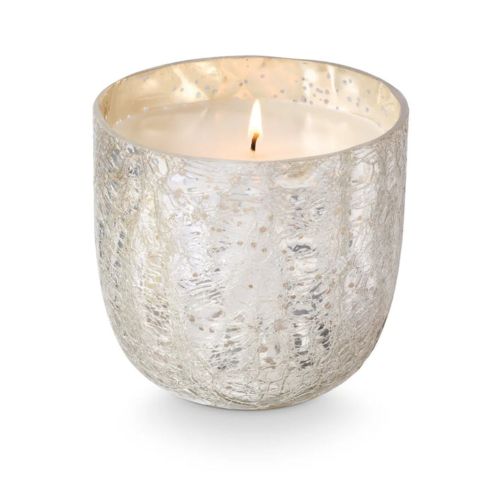 ILLUME Balsam & Cedar Large Boxed Crackle Glass Candle