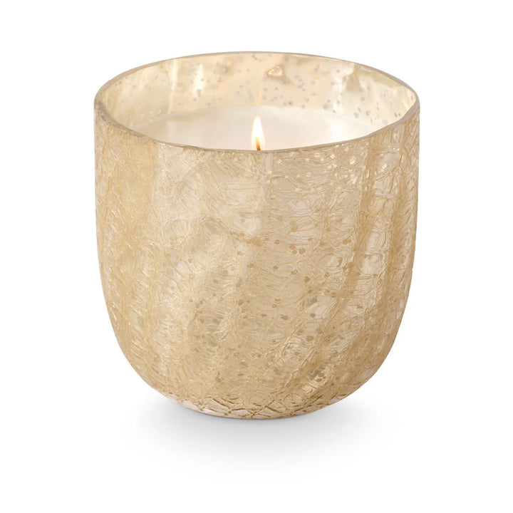 ILLUME Winter White Large Boxed Crackle Glass Candle