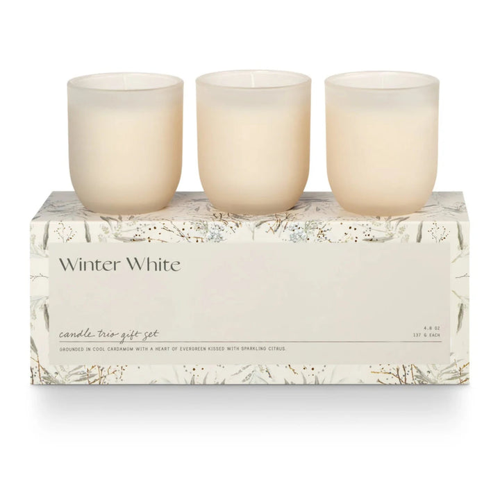 ILLUME Winter White Candle Trio Gift Set