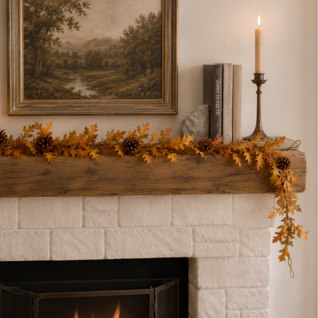 Maple Leaf & Pinecone Garland