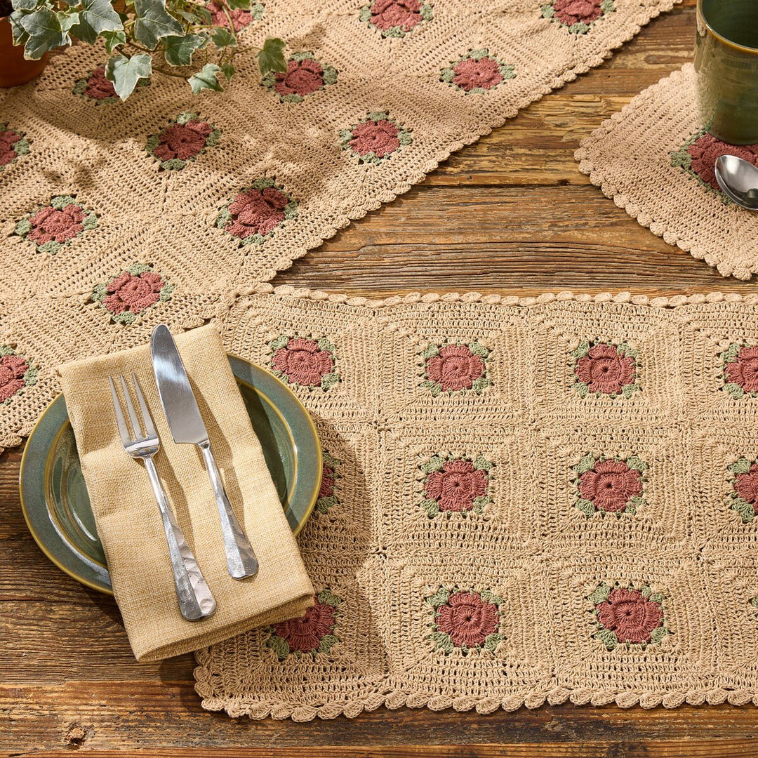 Granny Square Table Runner