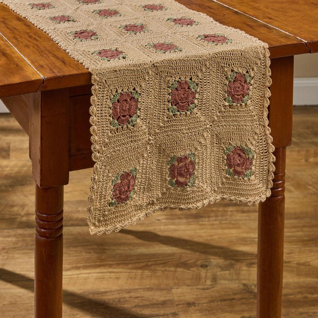 Granny Square Table Runner