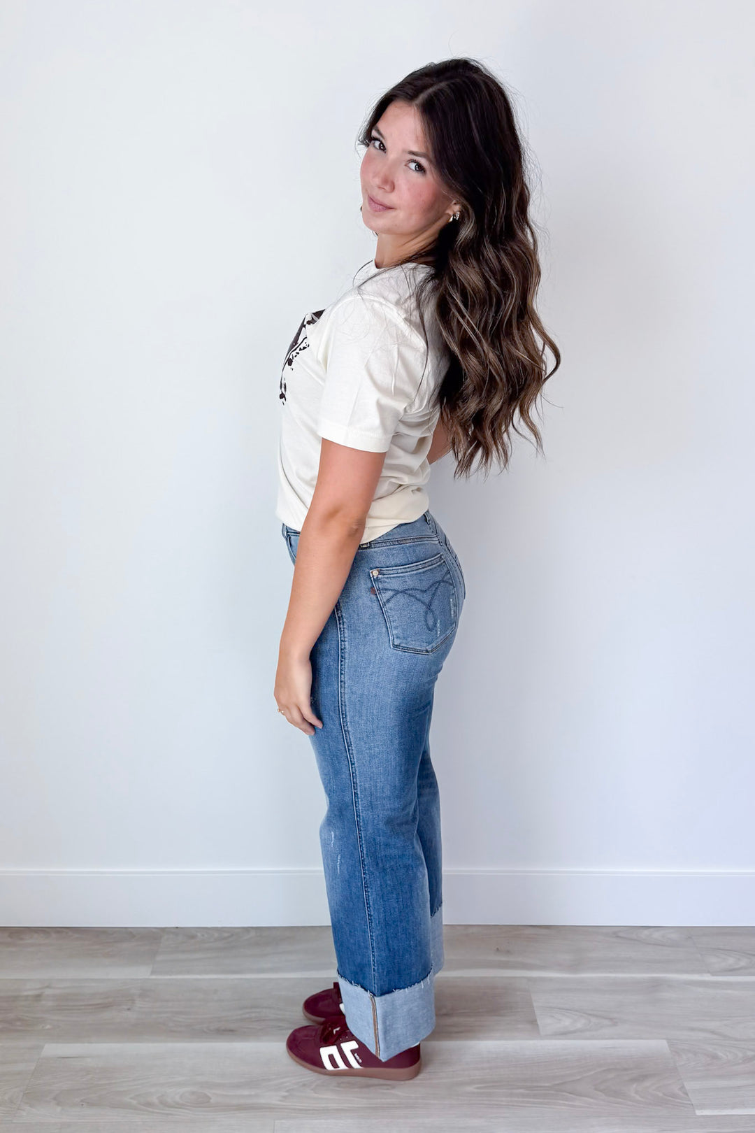 Football Splatter Tee Curvy