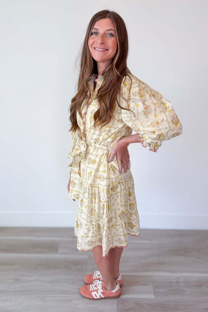 Trellis Of Flowers Dress
