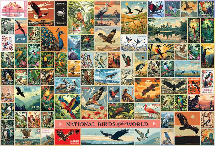 National Birds Puzzle