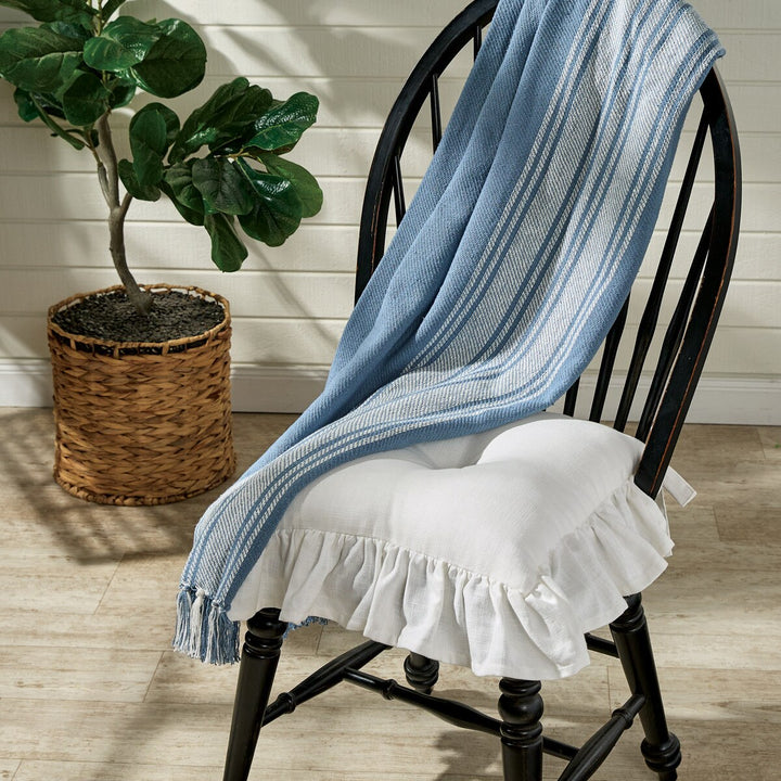Colette Ruffled Chair Pad