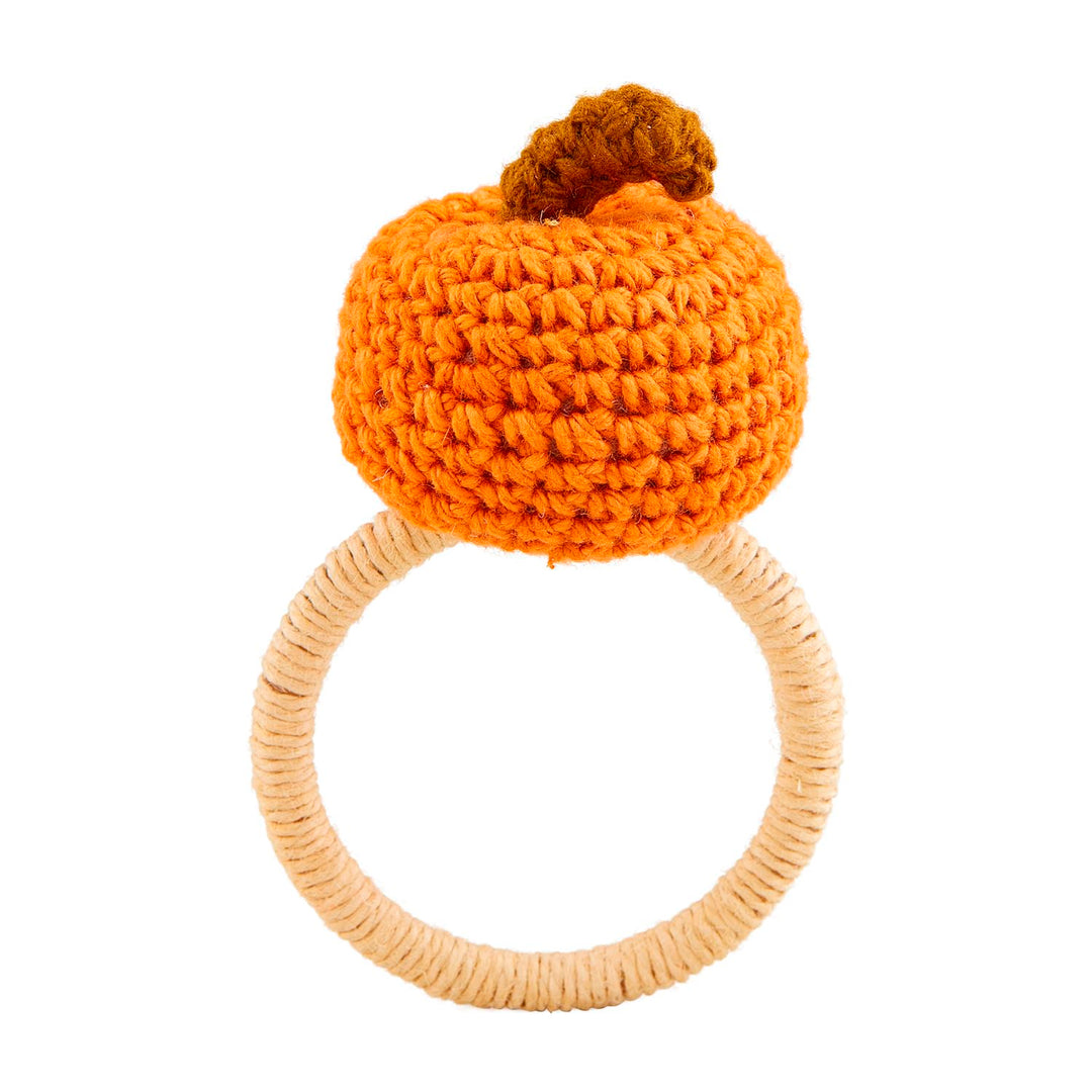 Crochet Pumpkin Napkin Ring