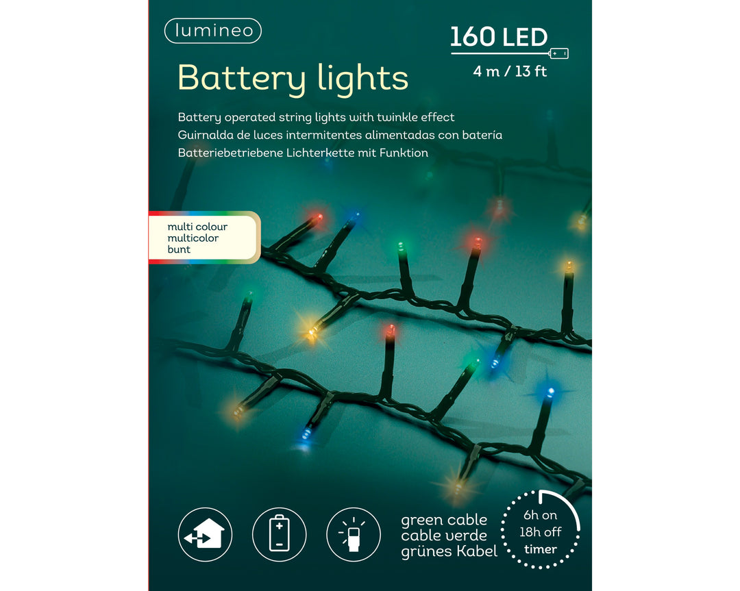 Lumineo Compact - Multi Lights on Green Wire