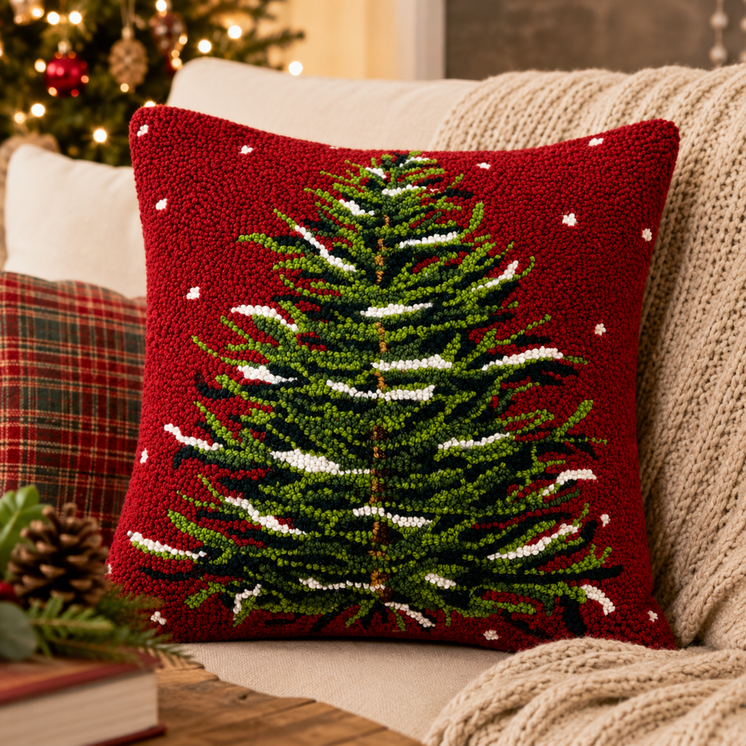 Christmas Tree Hook Pillow