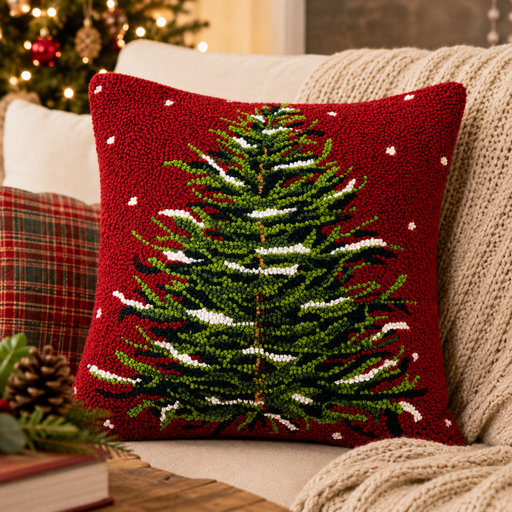 Christmas Tree Hook Pillow