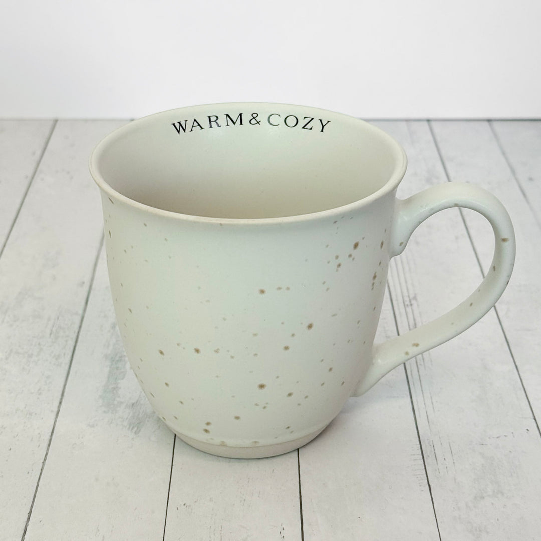Speckled Holiday Phrase Mug