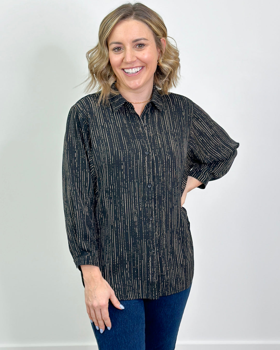 Lysse Renee Stretch Woven Blouse