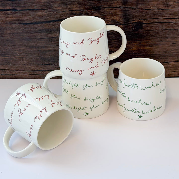 Holiday Script Mug