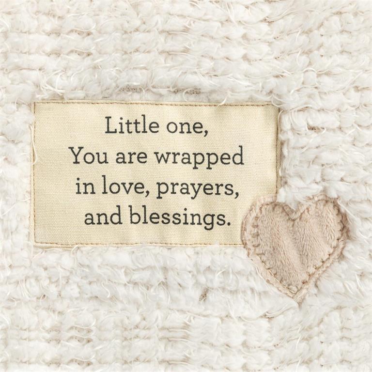 Wrapped in Prayer Neutral Blanket