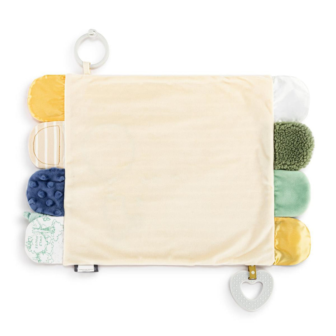 Tan & Blue Activity Blanket