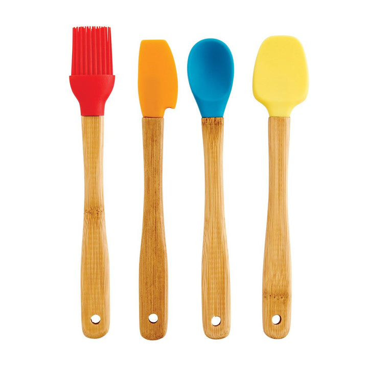 Mini Silicone Bamboo Tool Set