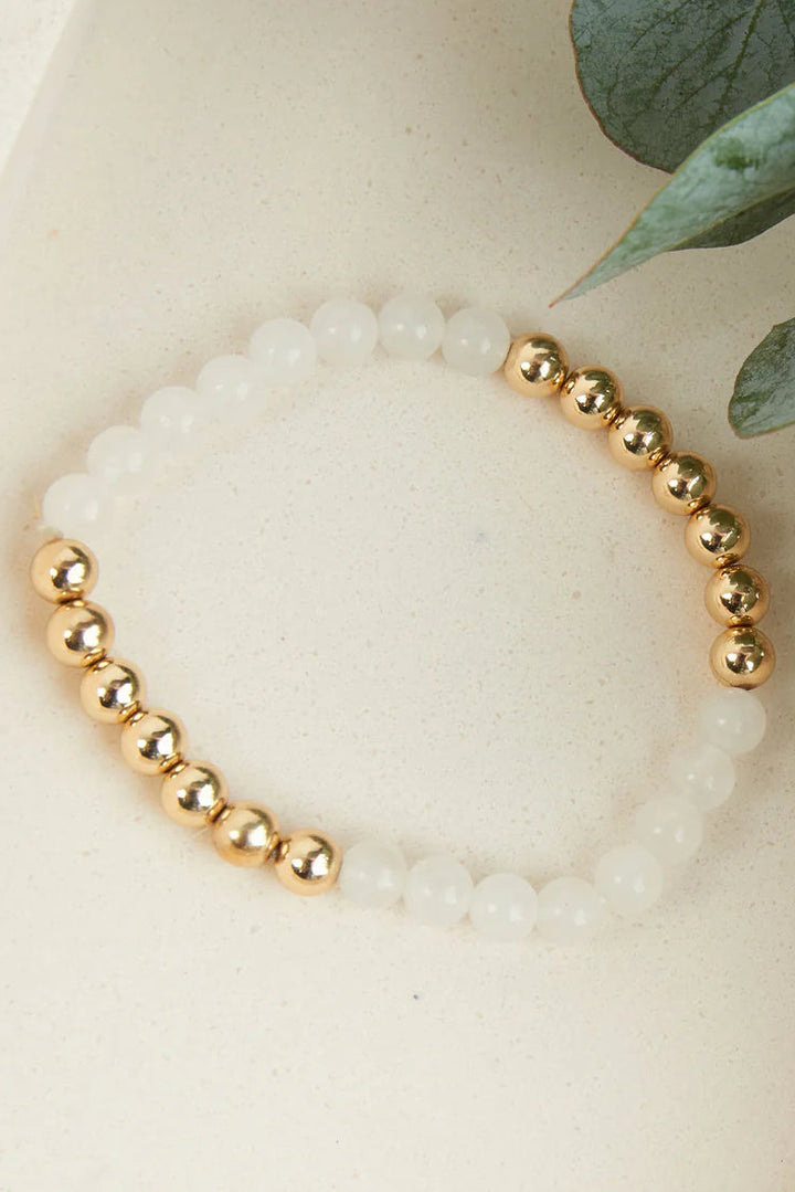 Genuine Stone Stretch Bracelet