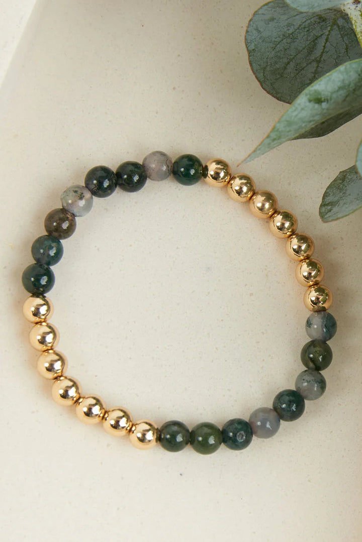 Genuine Stone Stretch Bracelet