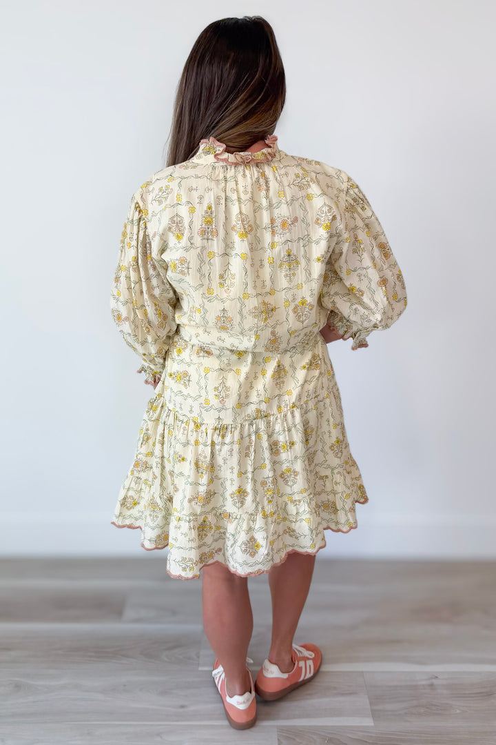 Trellis Of Flowers Dress
