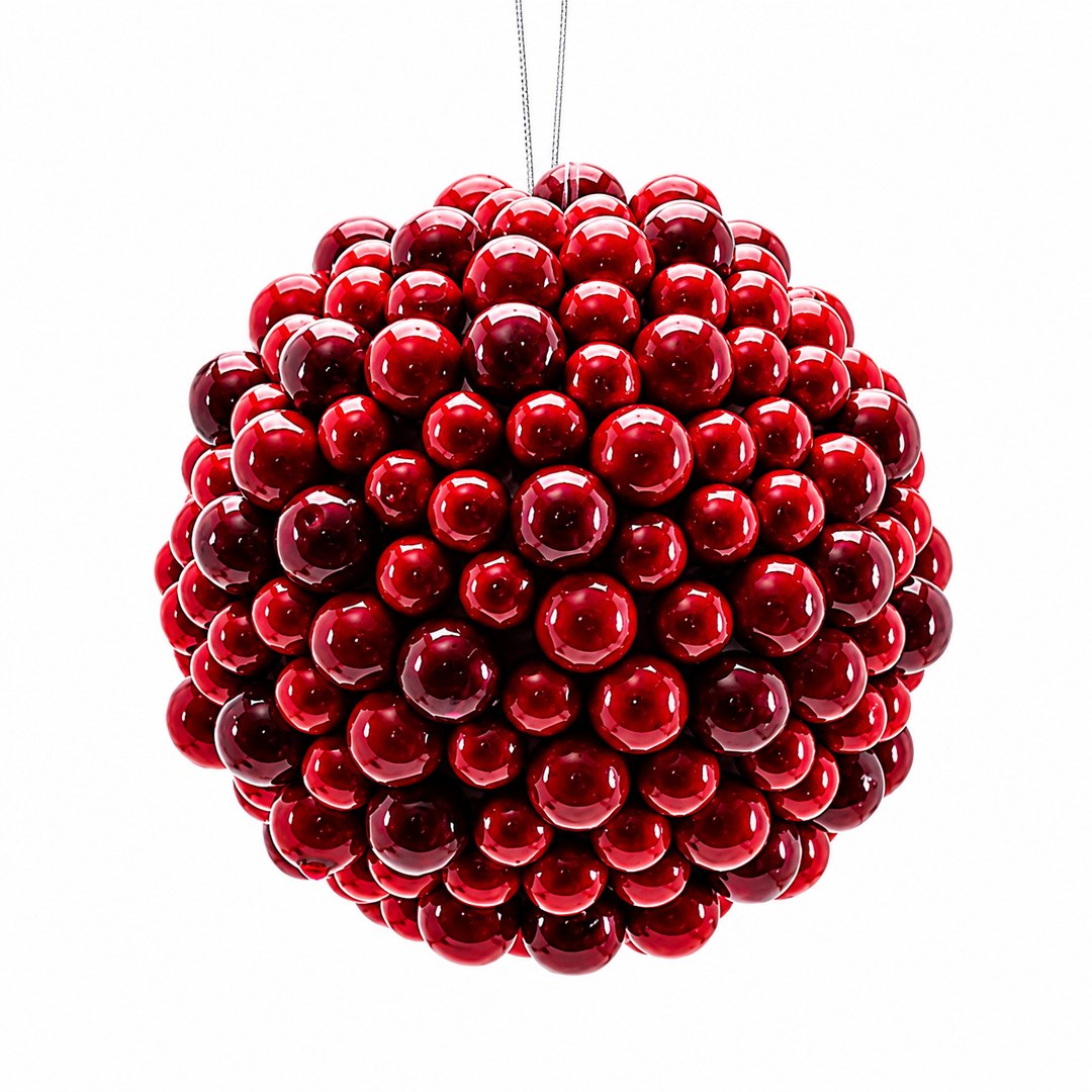 Berry Ball Ornament Red