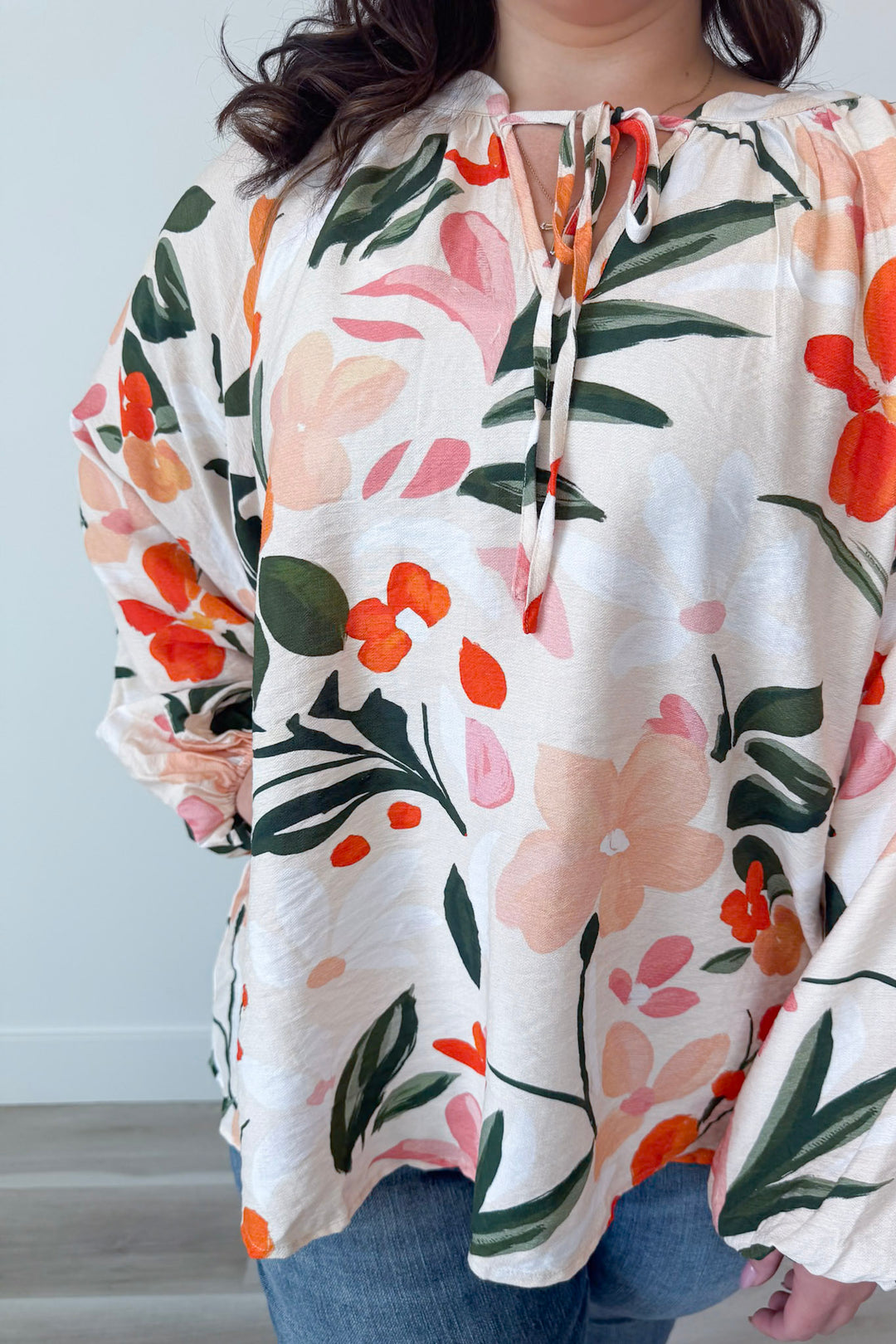 Sunset Garden Top Curvy