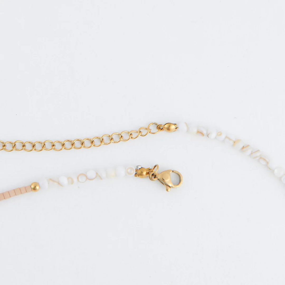 Genuine Dalmatian Jasper Dainty Necklace