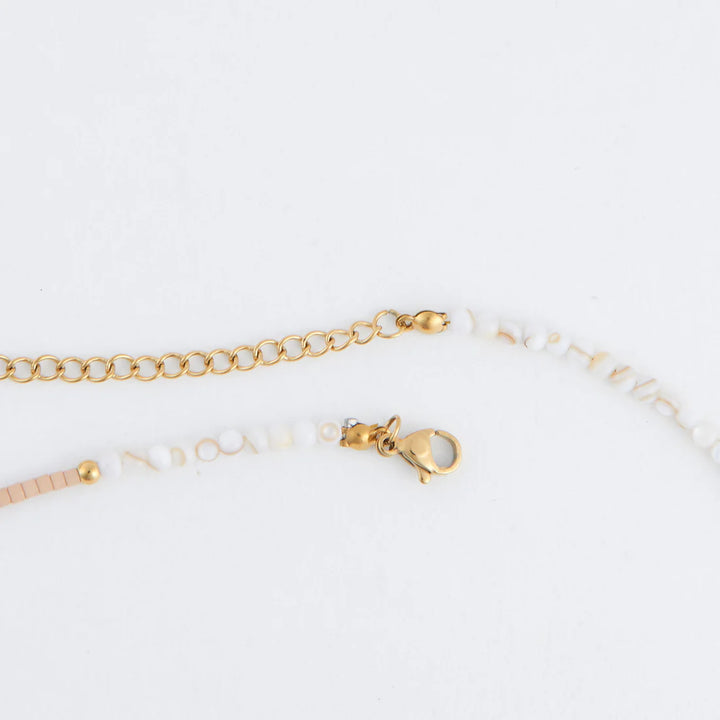 Genuine Dalmatian Jasper Dainty Necklace