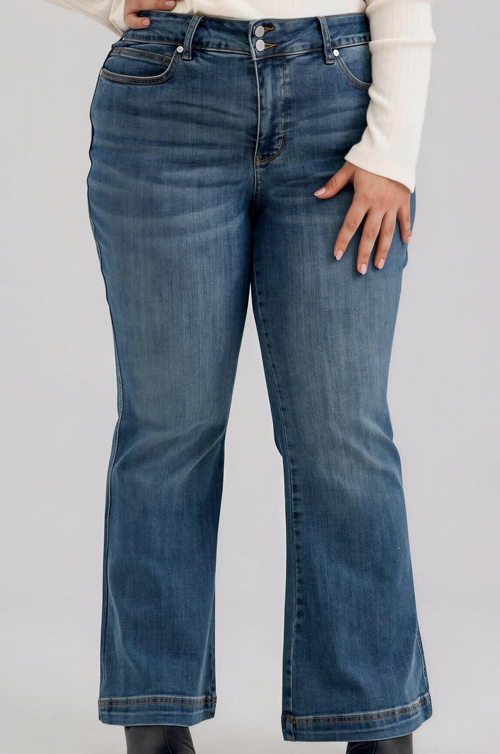 Judy Blue Flare Double Button