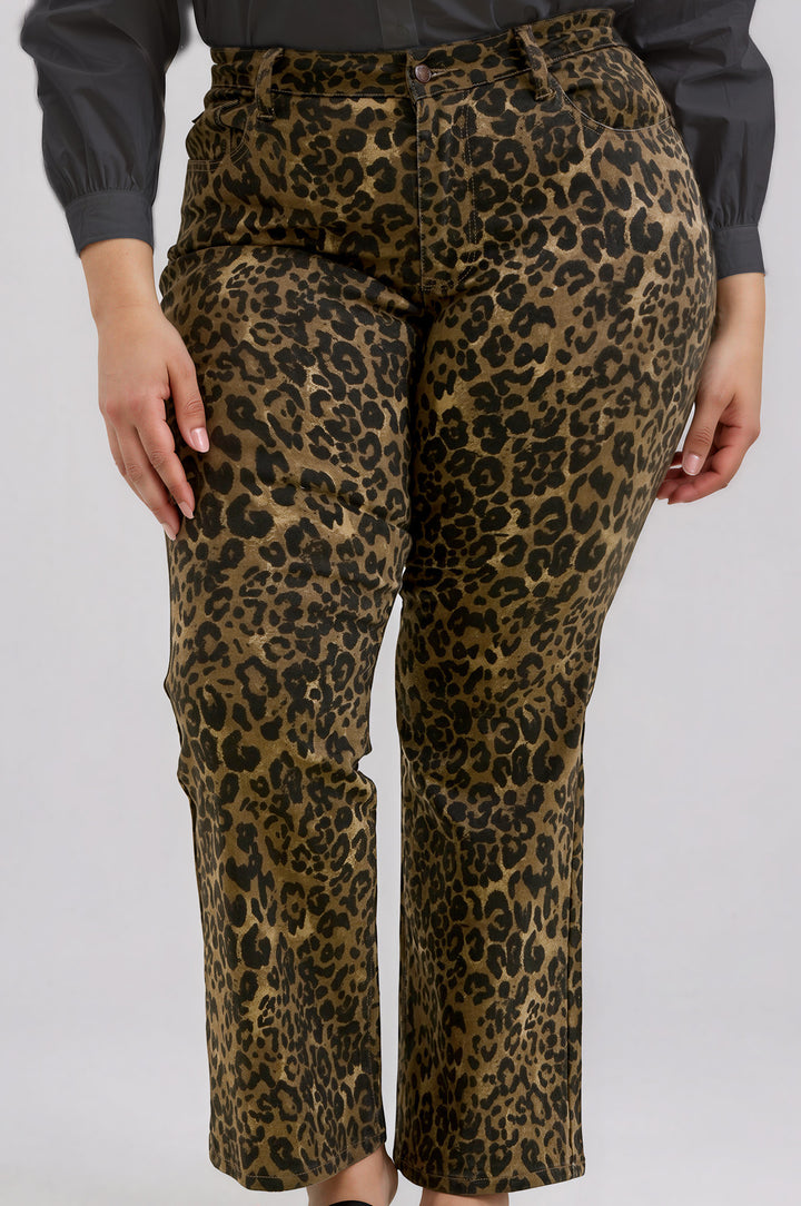 Judy Blue Leopard Denim