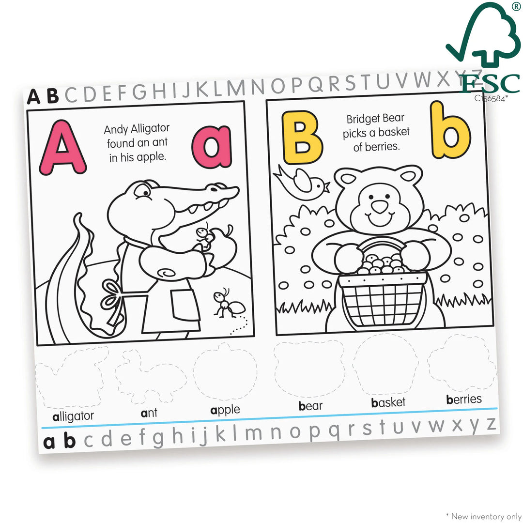 Alphabet Activity & Sticker Pad