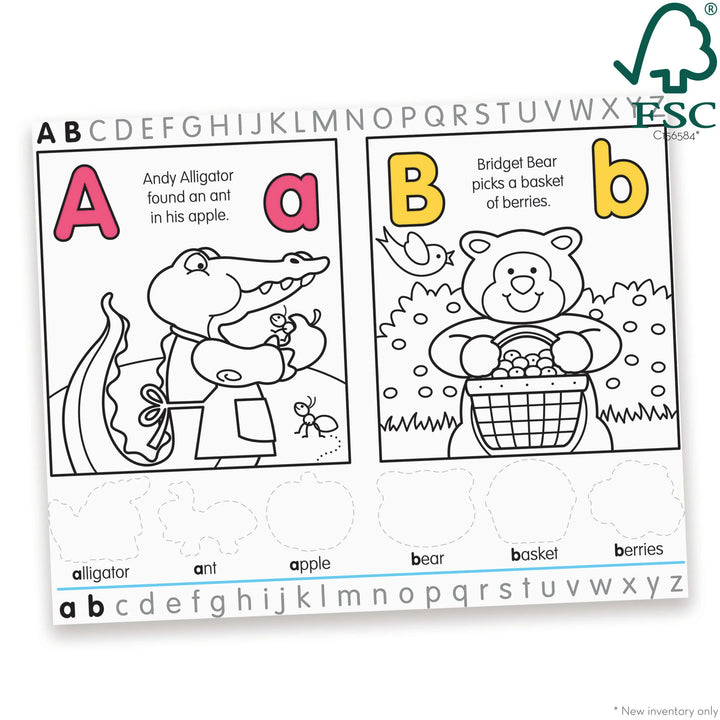 Alphabet Activity & Sticker Pad