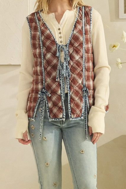 Washed Quilted Vest