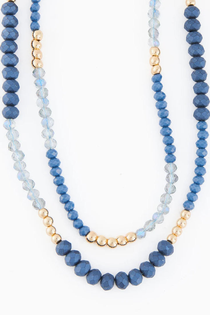 Double Row Beaded Necklace