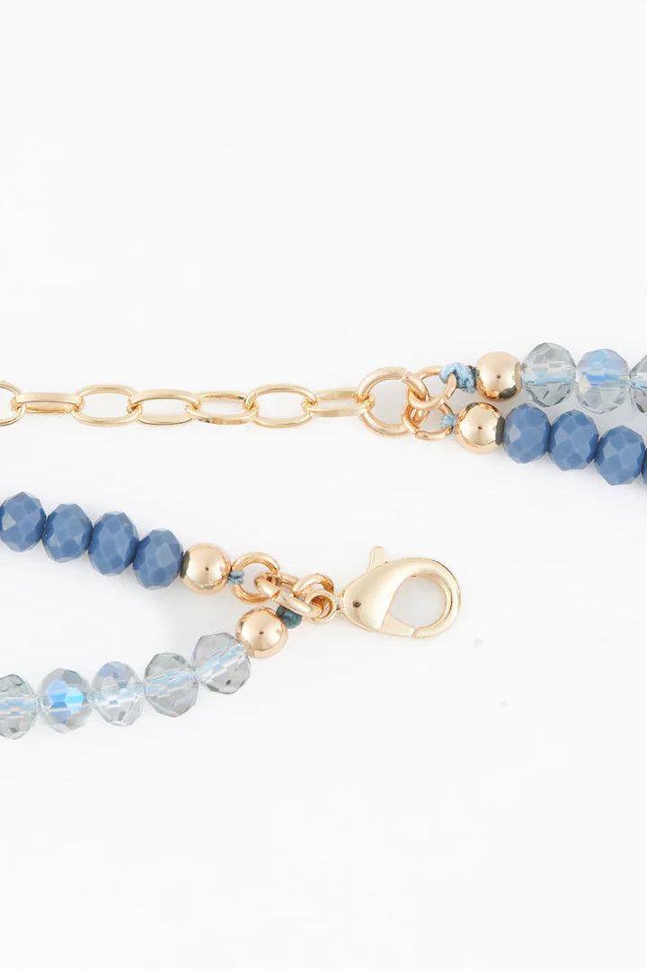 Double Row Beaded Necklace