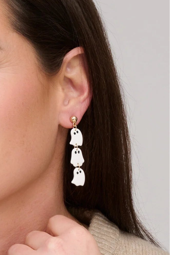 Linked Ghost Earrings