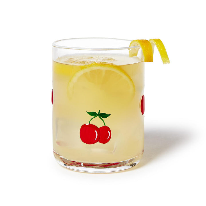 Cherry Double Old Fashioned Glass