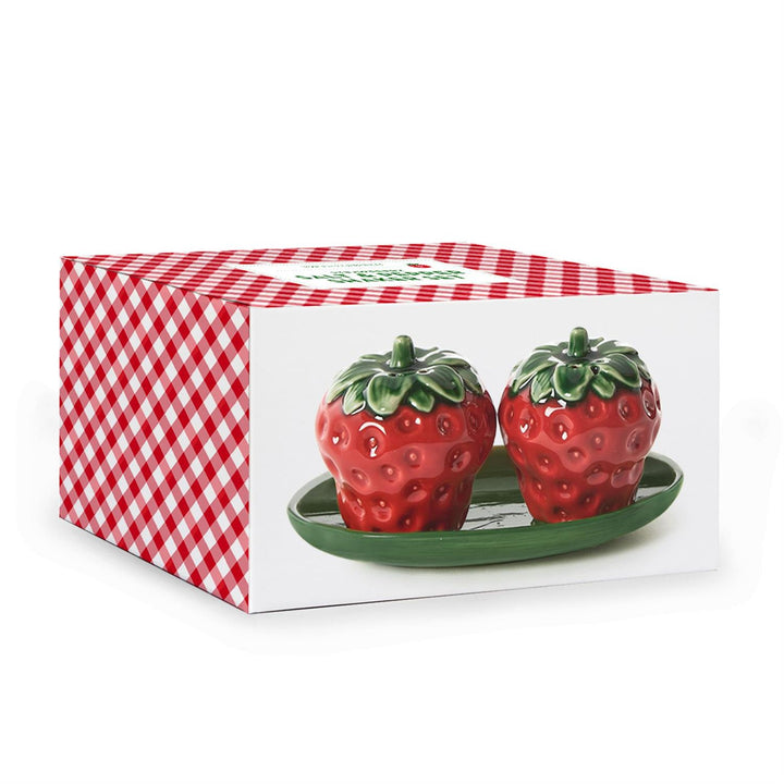 Very Berry Strawberry Salt & Pepper Shaker Set