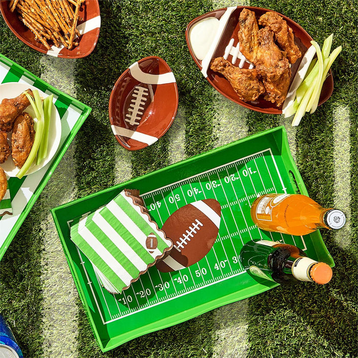 Classic Football Tidbit Snack Bowl