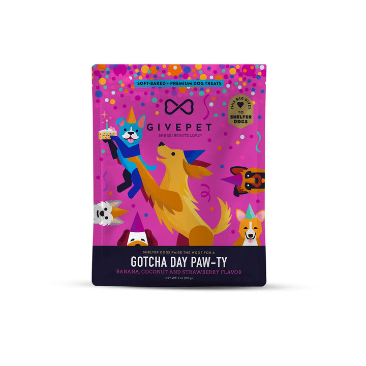 Givepet Gotcha Day Paw-ty Dog Treats