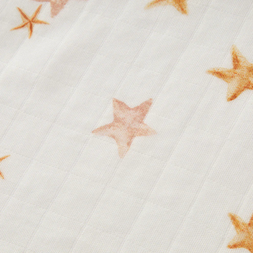 Milkbarn Starfish Dreams Burp Cloth Set