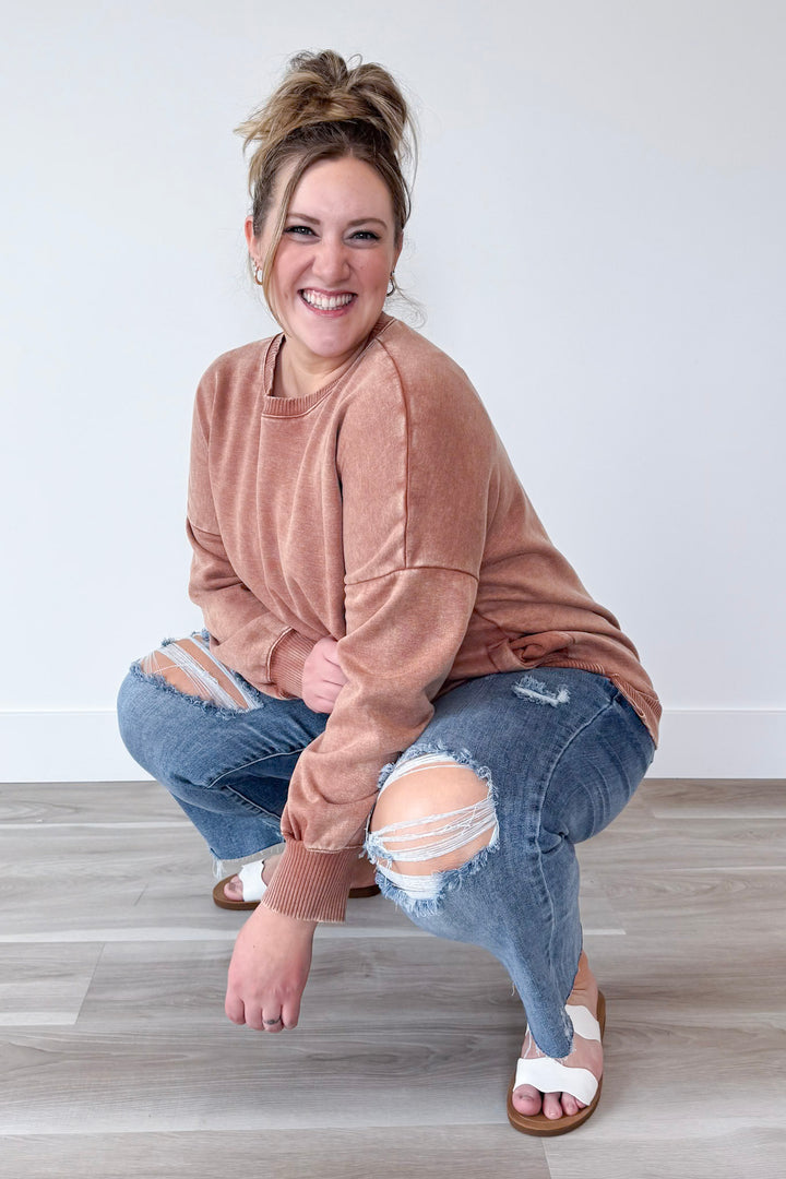 Cozied Up Sweatshirt Curvy