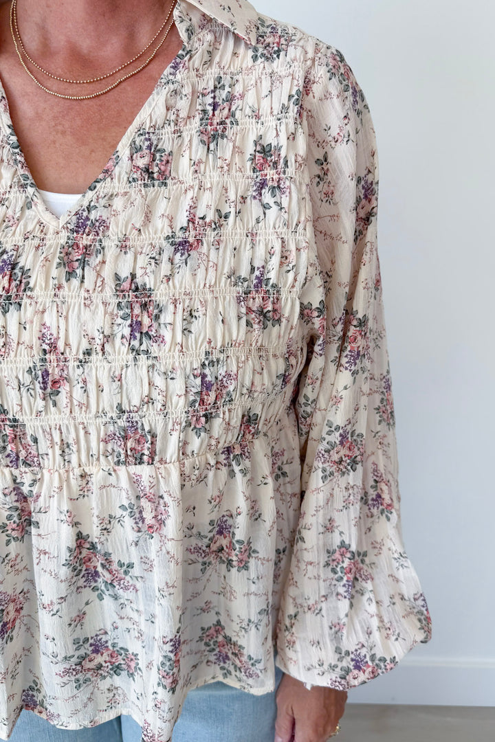 Subtle Bloom Top
