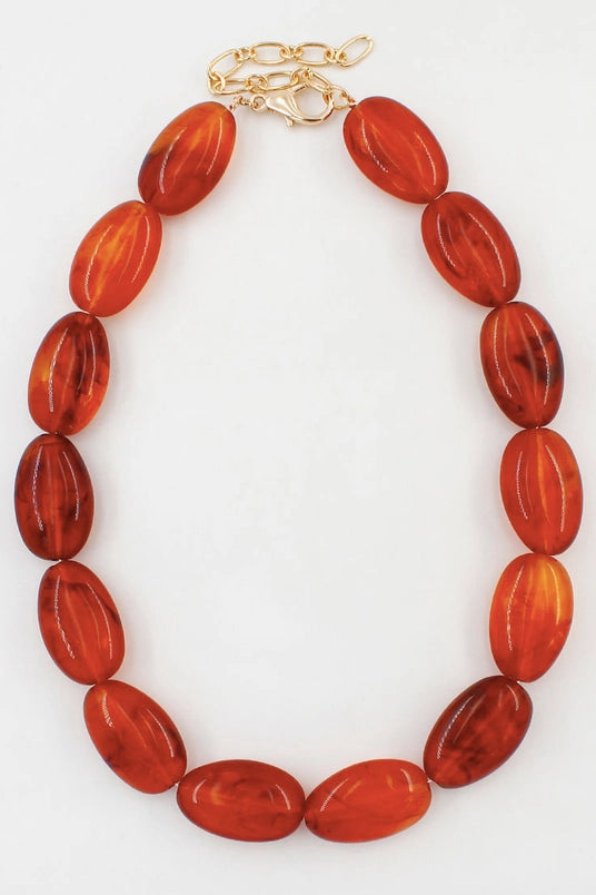 Marble Bead Necklace