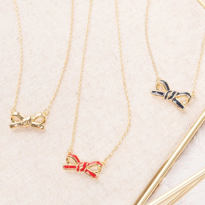 Luxe Bow Necklace