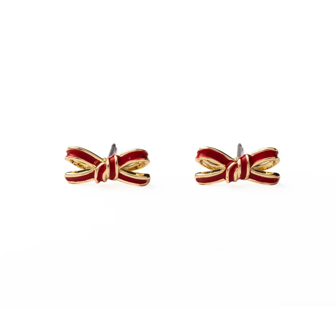 Luxe Bow Stud Earrings