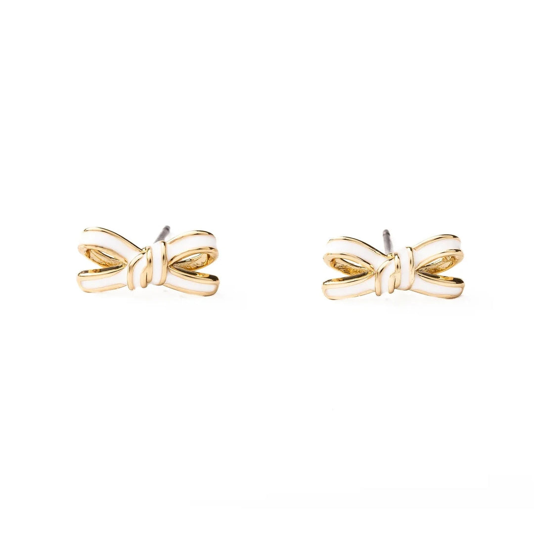 Luxe Bow Stud Earrings