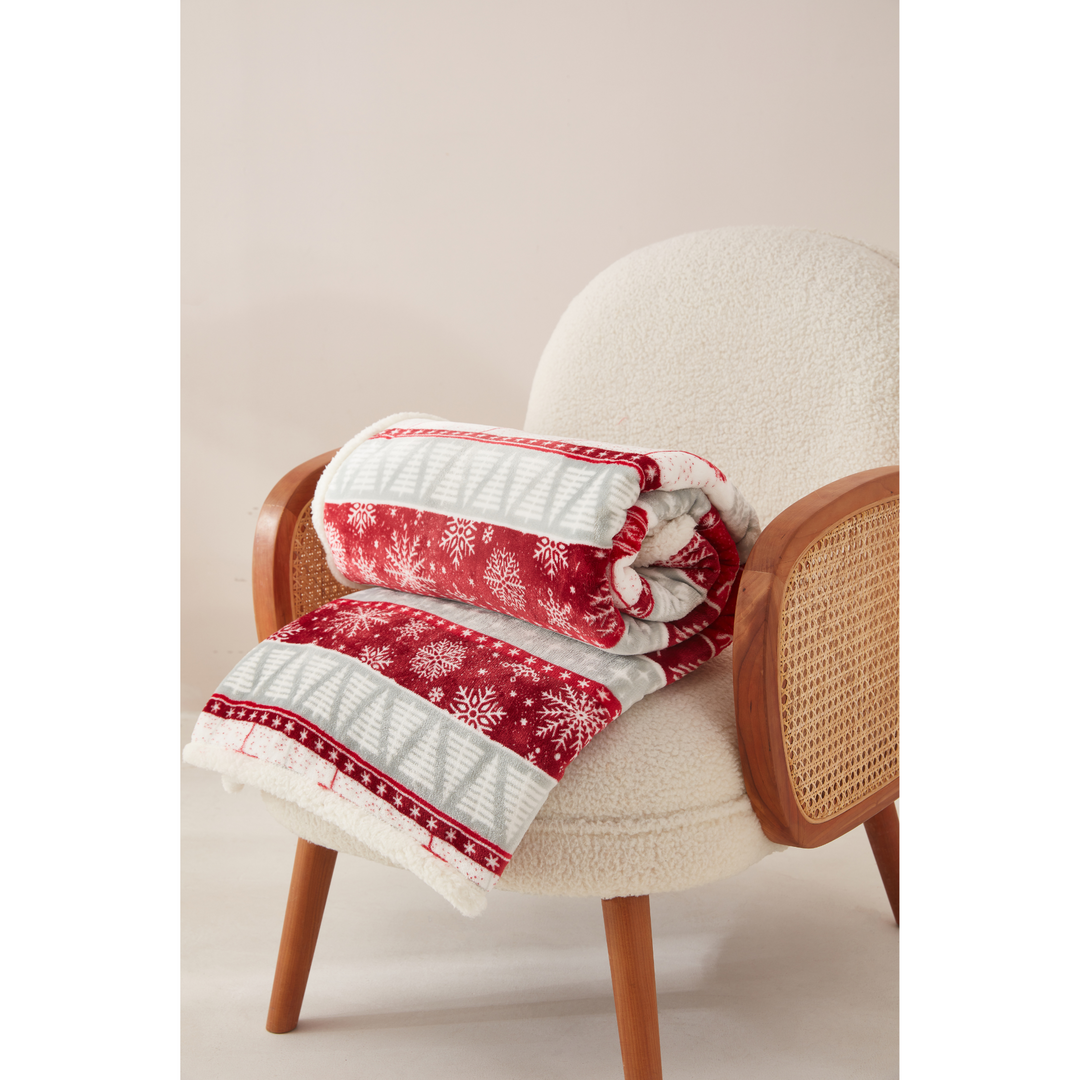 Holiday Sherpa Blanket