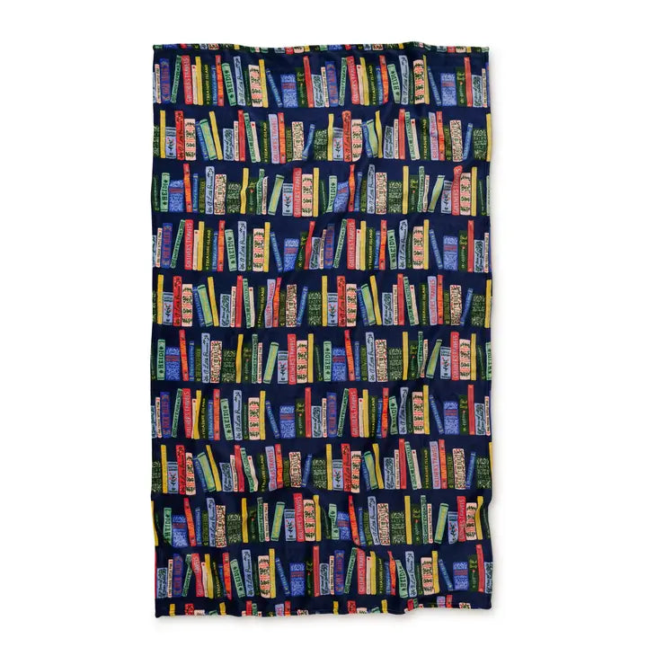 Rifle Paper Bookshelf Fleece Blanket