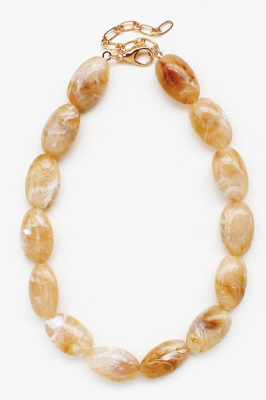 Marble Bead Necklace
